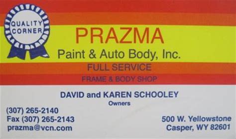 auto body shop casper wy|Prazma Auto Body 